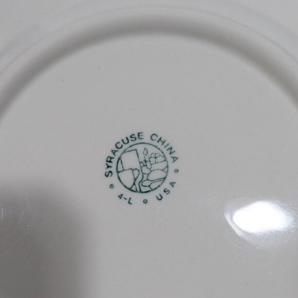 Syracuse China Colonial Floral Salad Plate Vintage - Picture 10 of 10